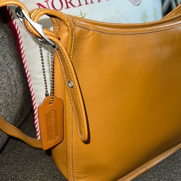 Coach Tan Leather Crossbody Bag - Picture 2 of 12